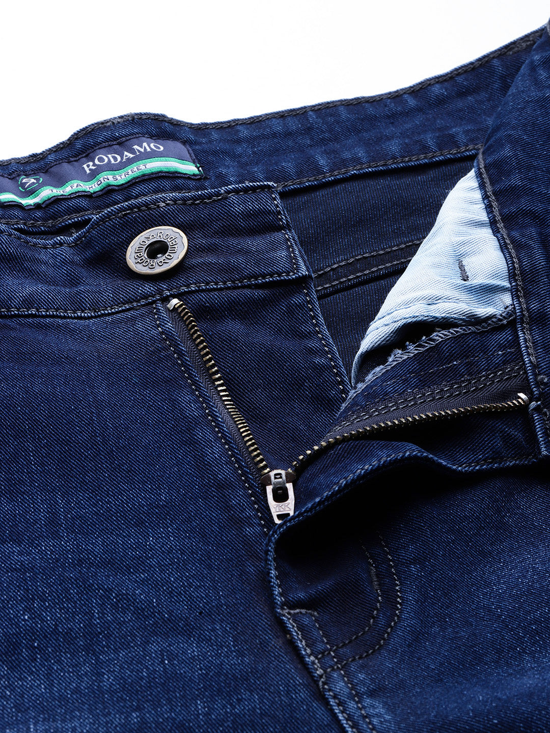 Men Blue Relaxed Fit Stretchable Jeans