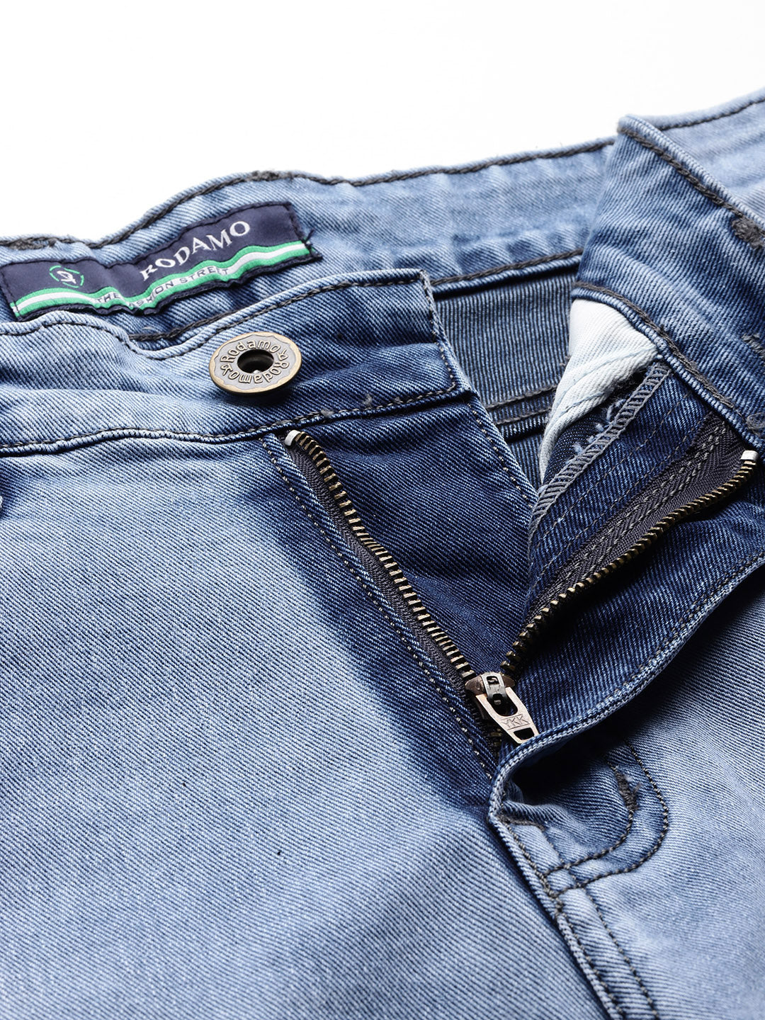 Men Blue Relaxed Fit Stretchable Jeans