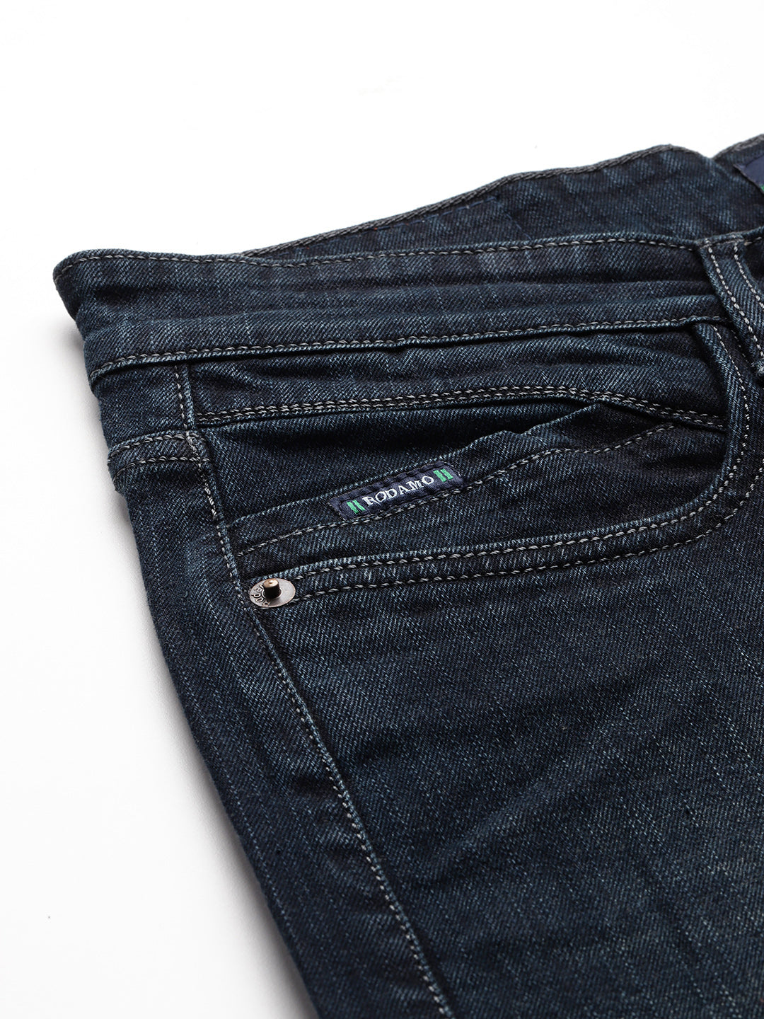 Men Blue Relaxed Fit Stretchable Jeans