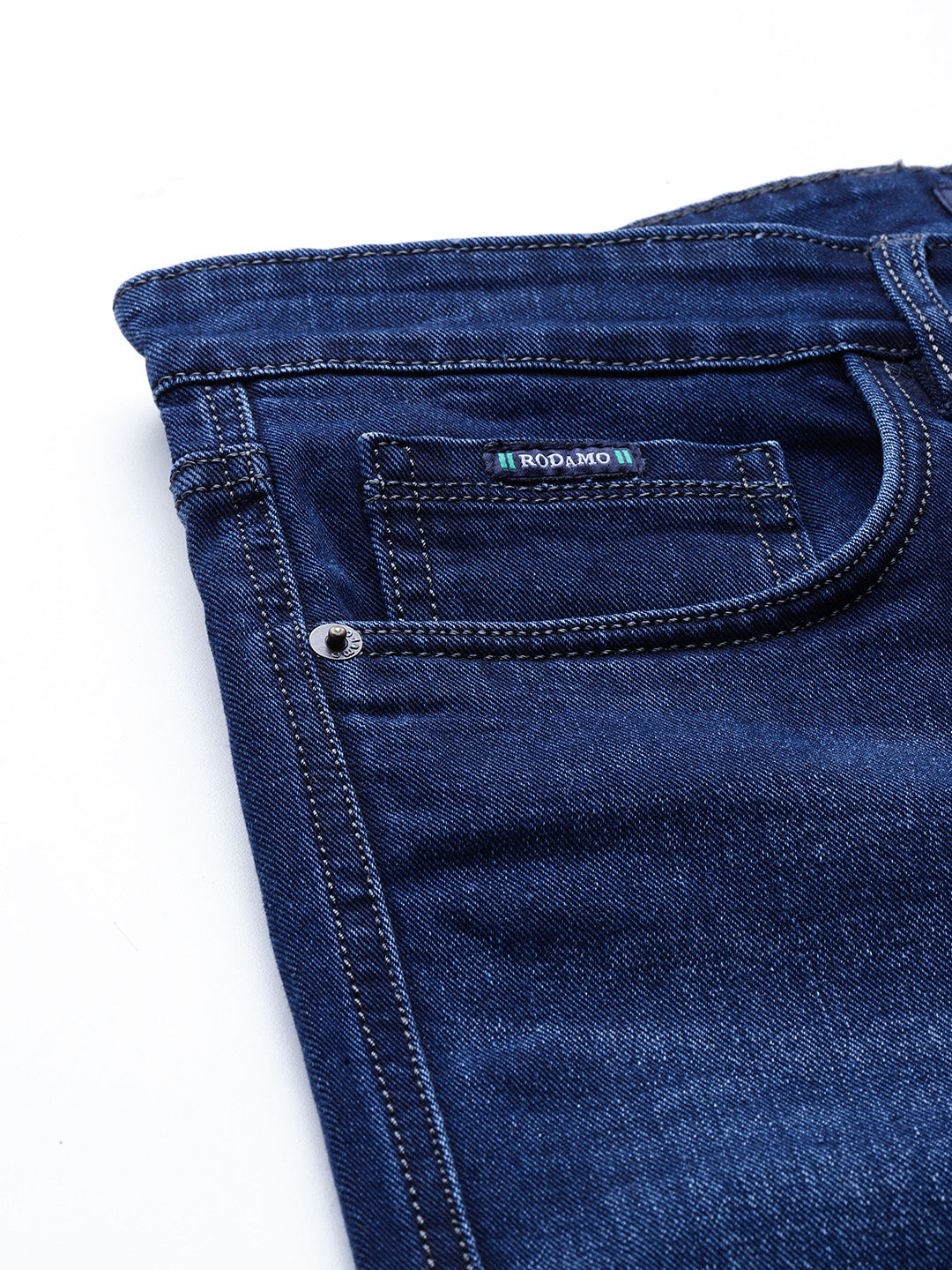 Men Blue Relaxed Fit Stretchable Jeans