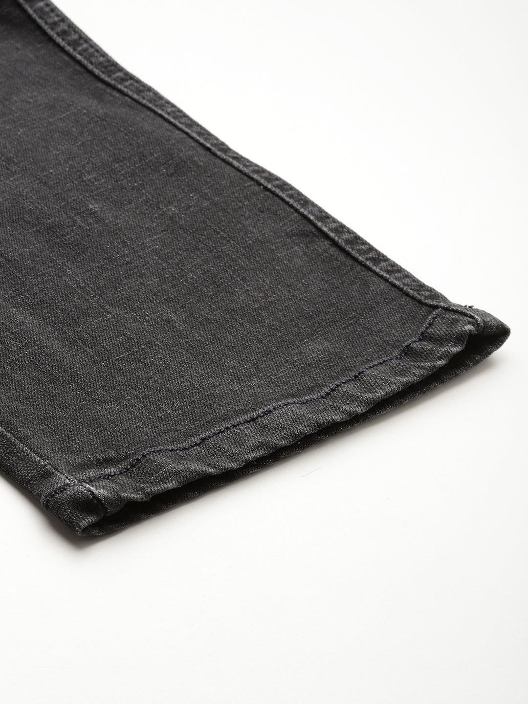 Men Grey Relaxed Fit Stretchable Cargo Jeans