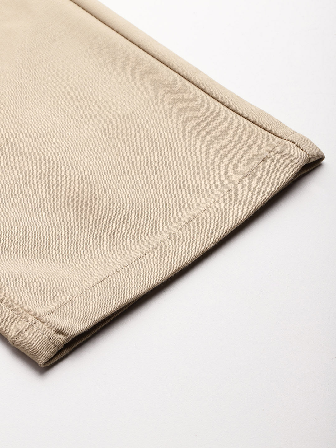 Men Khaki Relaxed Fit Trousers