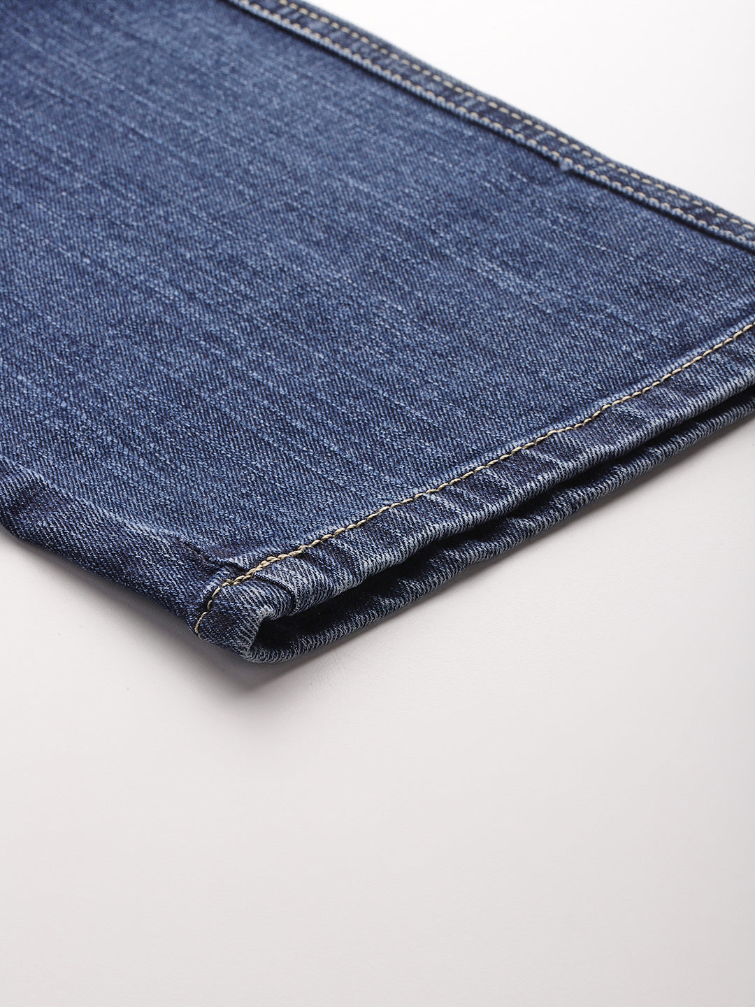 Men Blue Relaxed Fit Stretchable Cargo Jeans