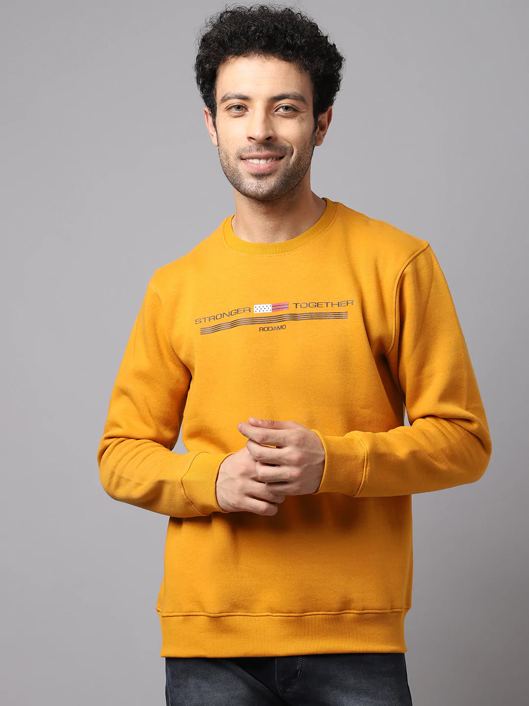 Mustard top sweatshirt mens