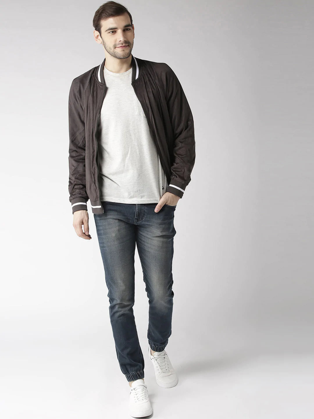 Men Blue Slim Fit Jogger Denims