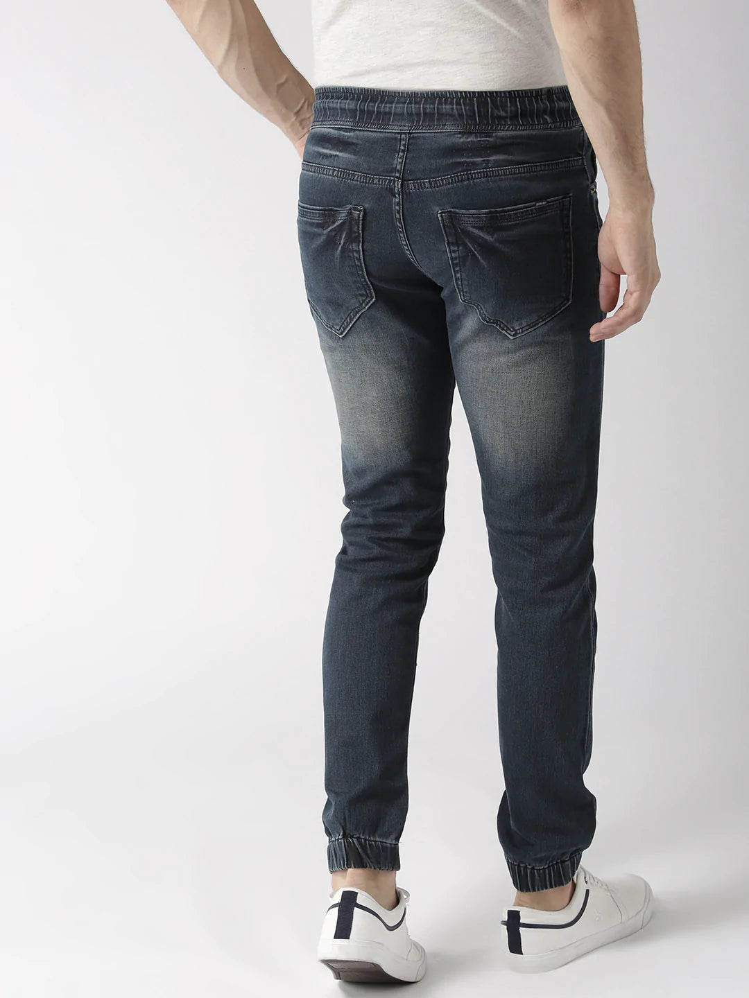 Men Blue Slim Fit Jogger Denims