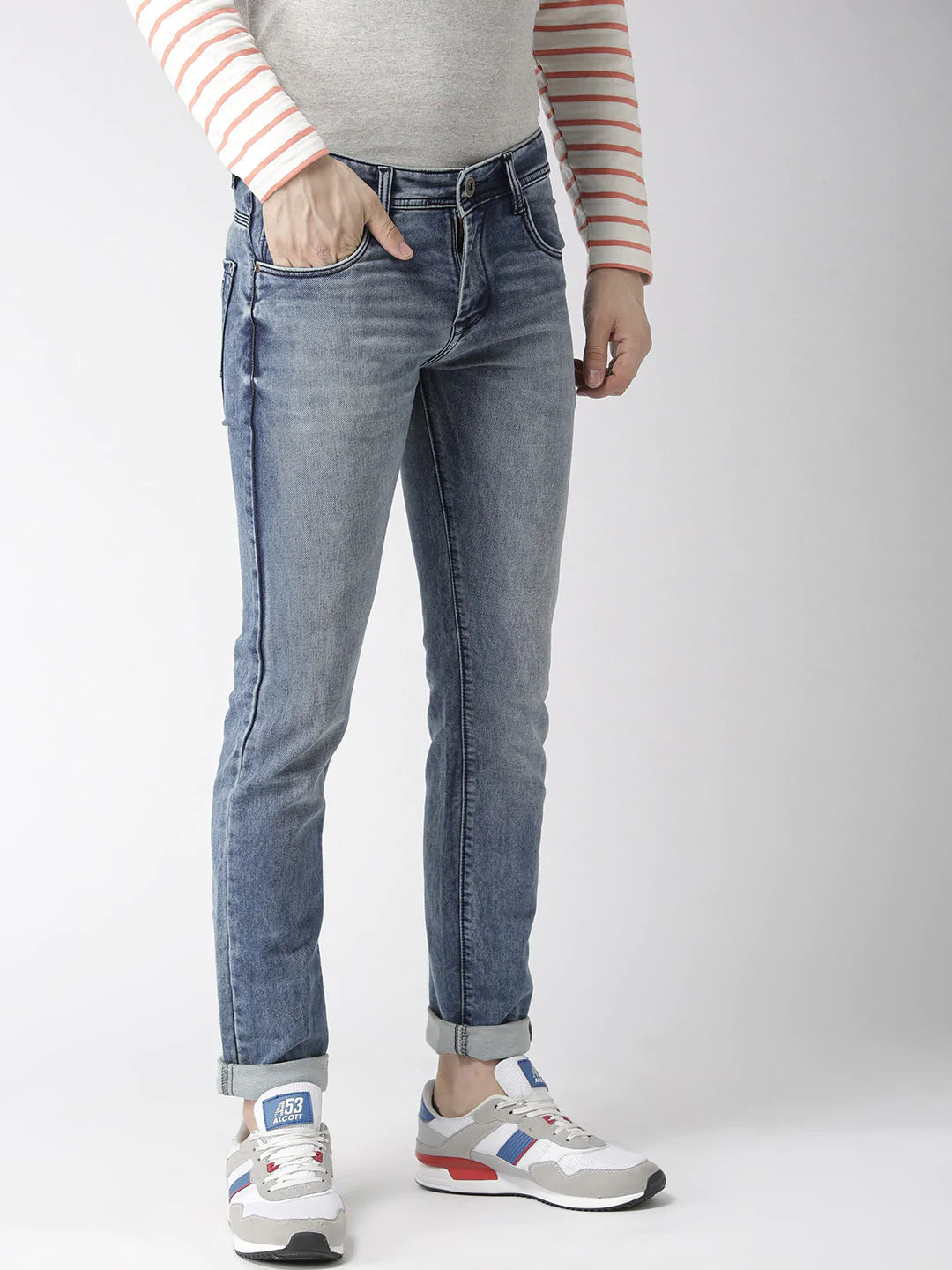 Men Blue Slim Fit Denims