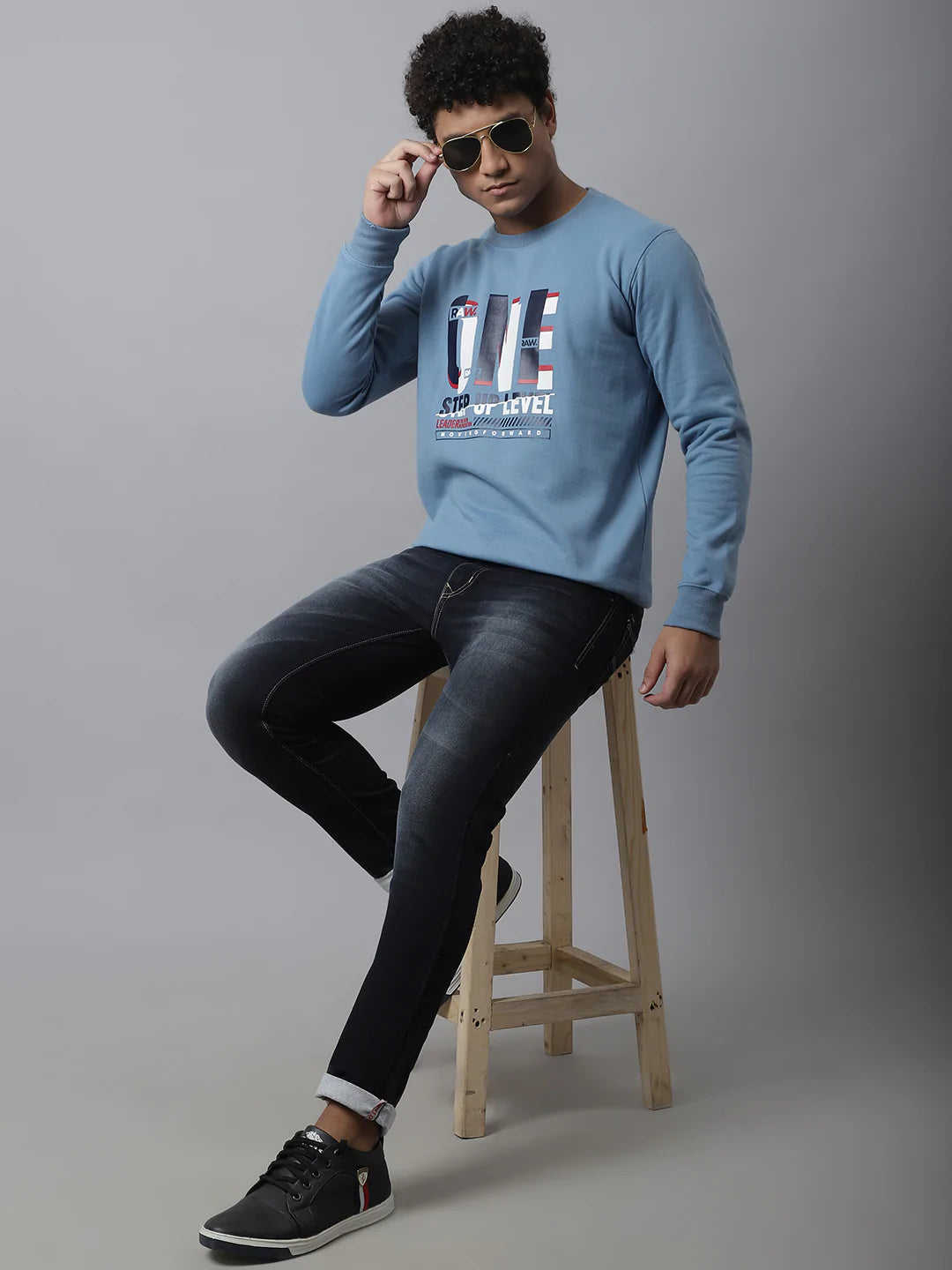 Men Black Slim Fit Heavy Fade Stretchable Jeans