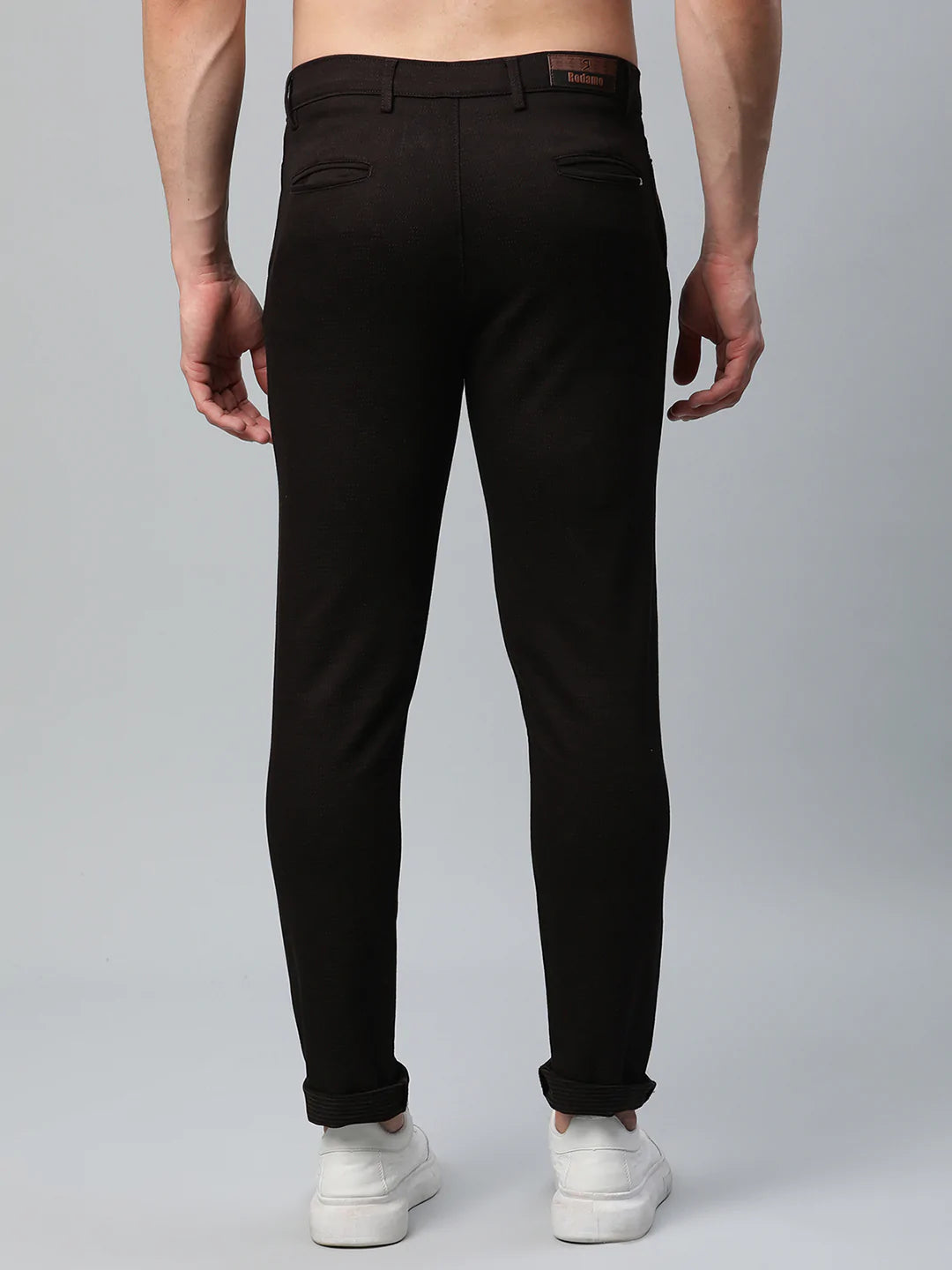 Men Brown Slim Fit Chinos Trousers