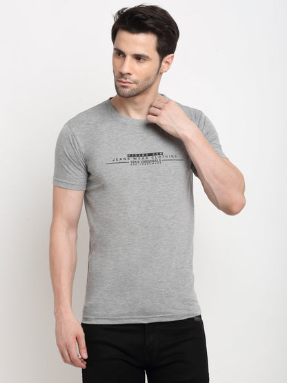 Men Mustard, Grey & Green Pack of 3 Solid Cotton Lounge Tshirts