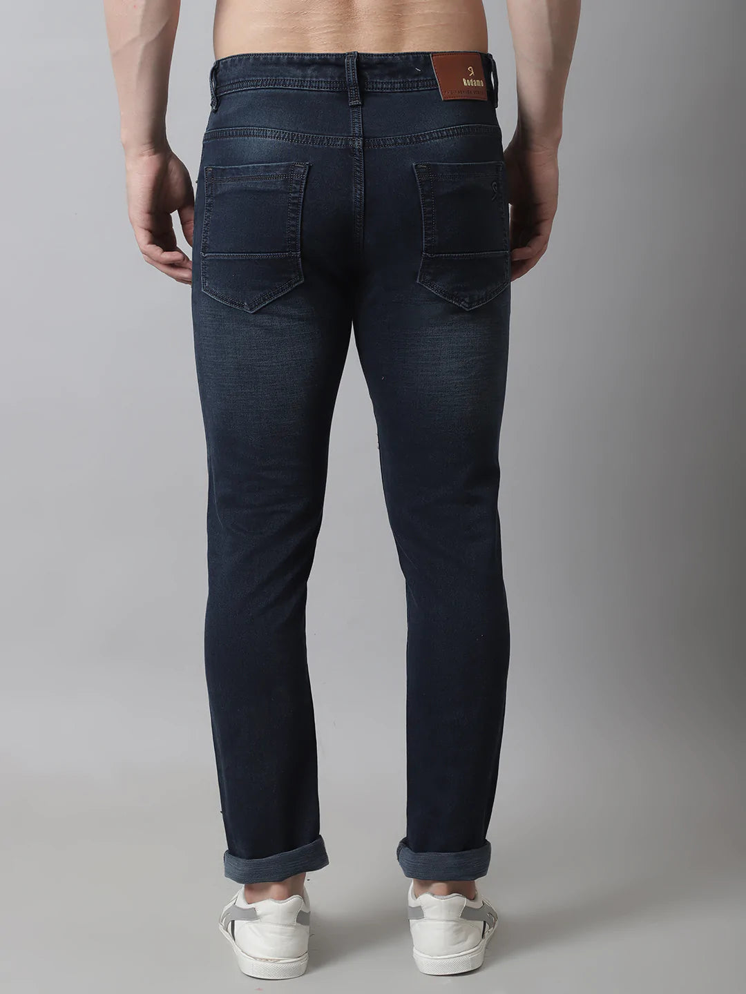 Men Slim Fit Light Fade Stretchable Cotton Jeans
