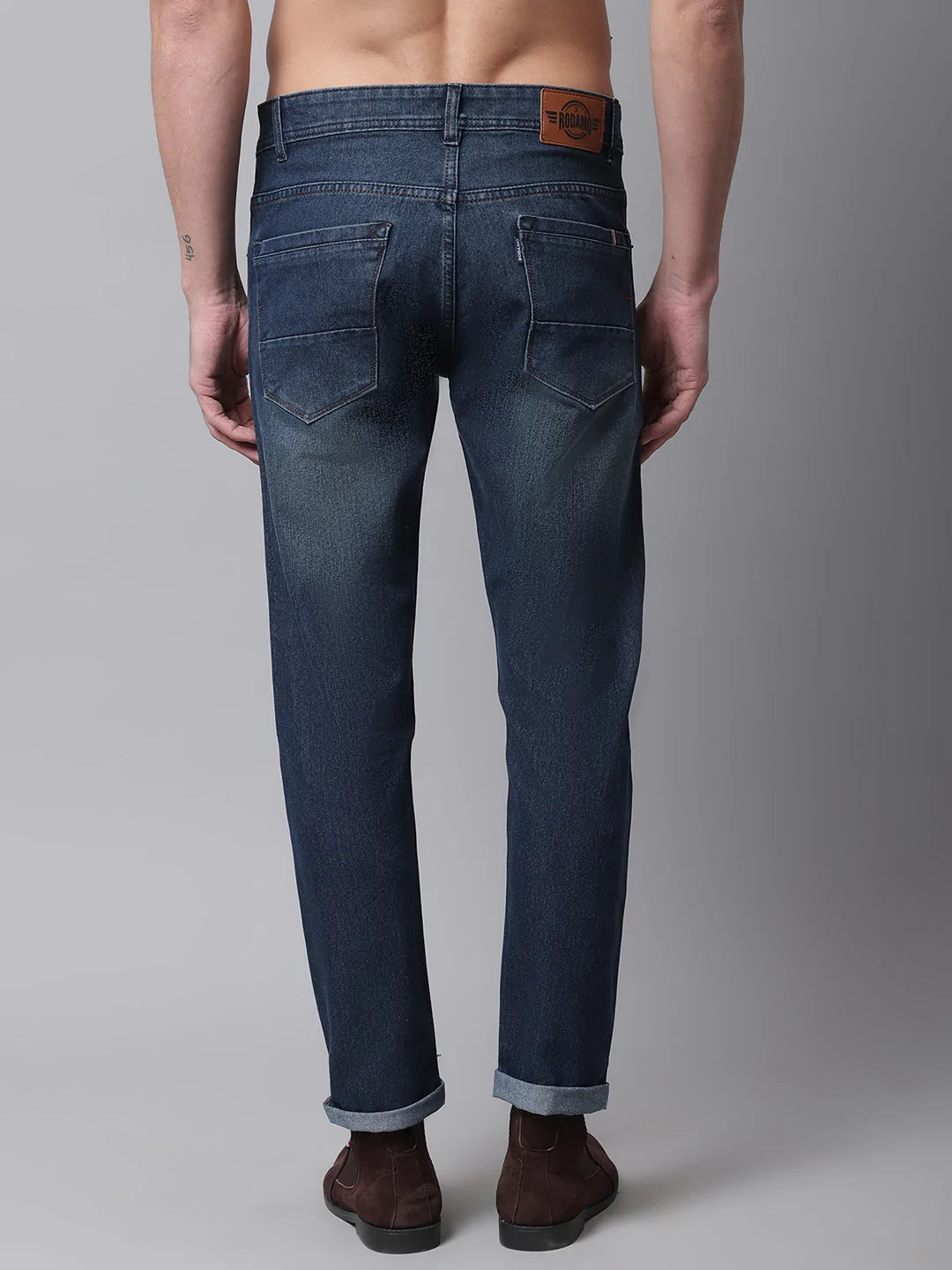 Men Blue Slim Fit Light Fade Stretchable Jeans