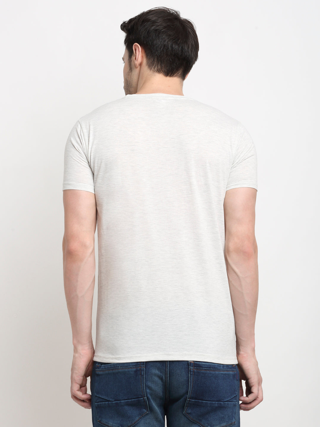 Men Black, Grey & Maroon Pack of 3 Solid Cotton Lounge Tshirts