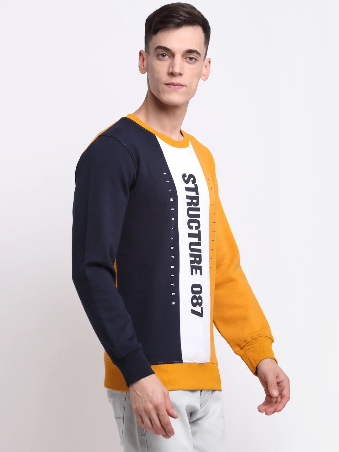 Men Multicoloured Printed Sweatshirt