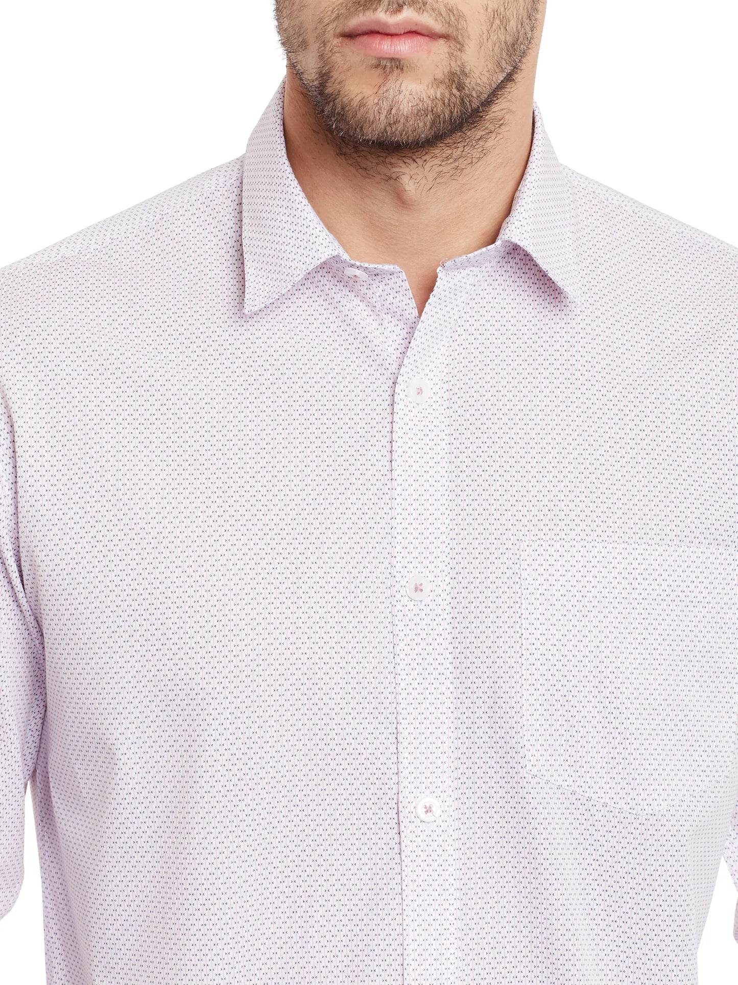 Men Pink Slim Fit Shirts