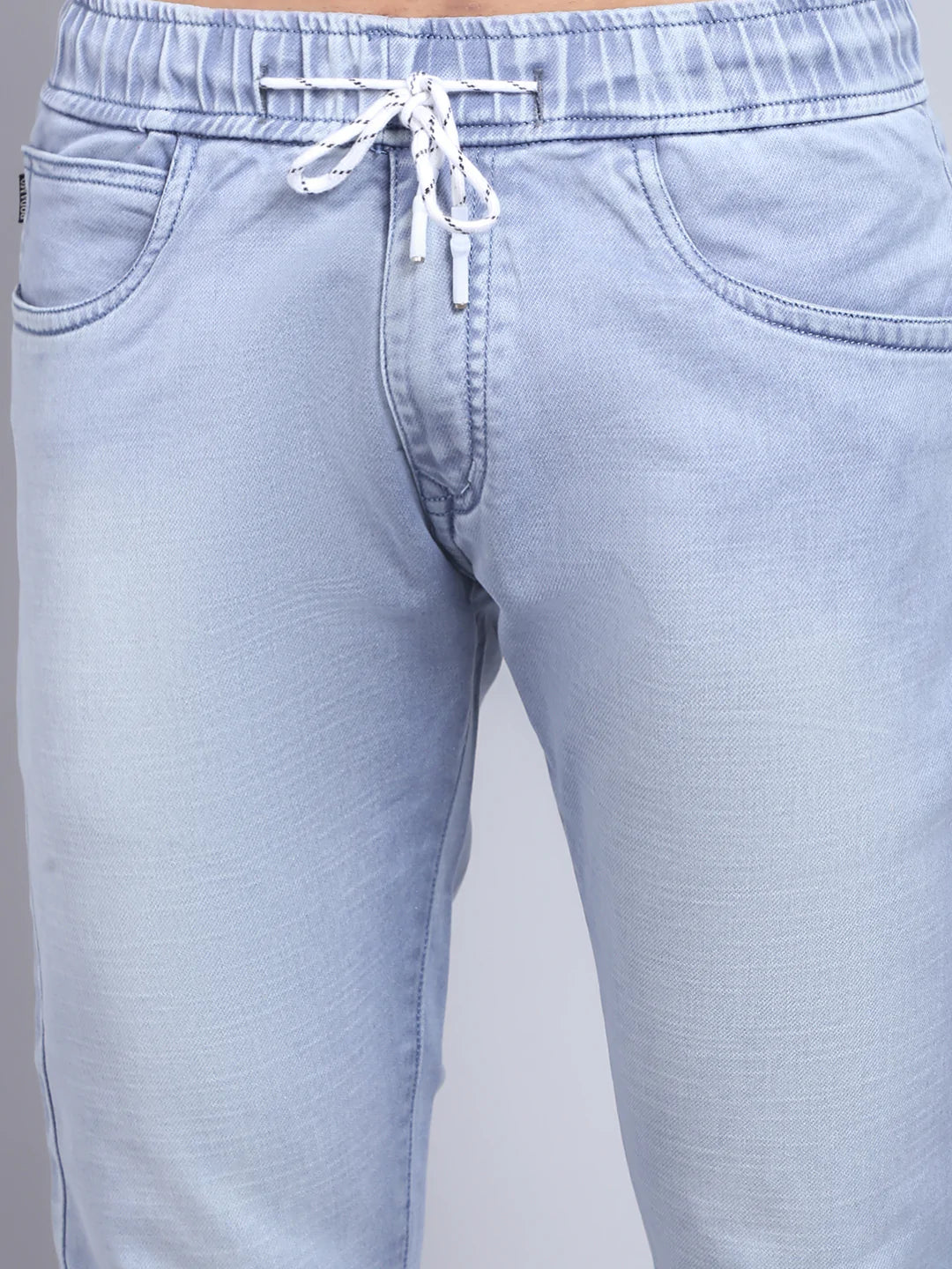 Men Blue Jogger Heavy Fade Stretchable Jeans