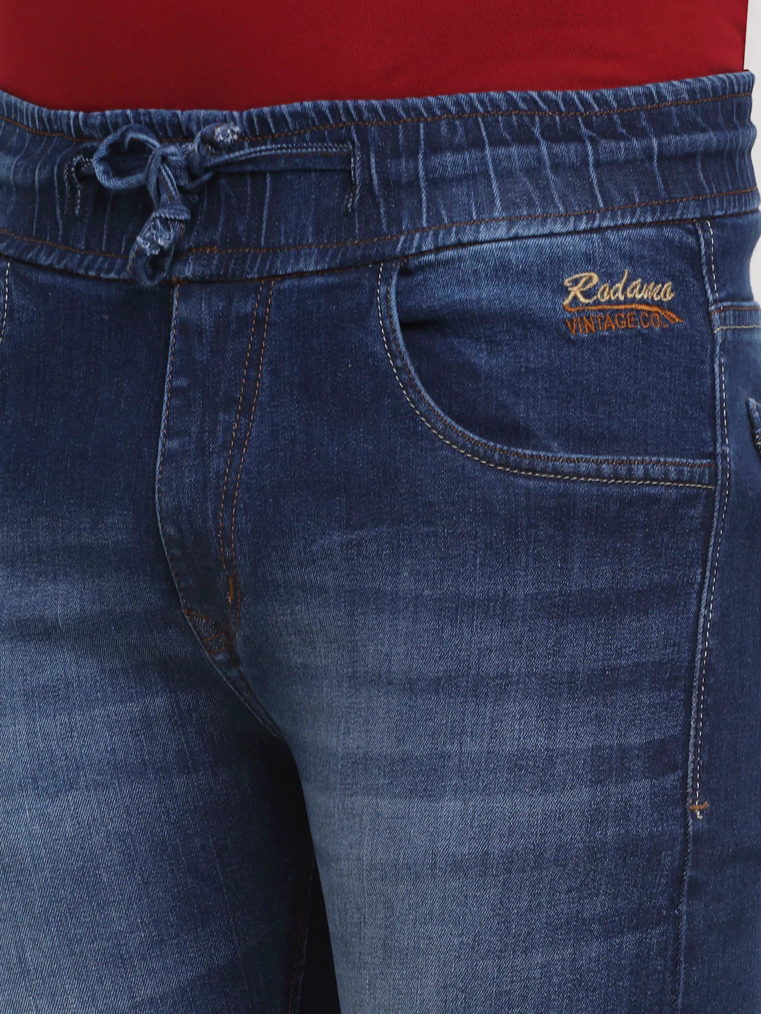 Men Blue Slim Fit Heavy Fade Jeans