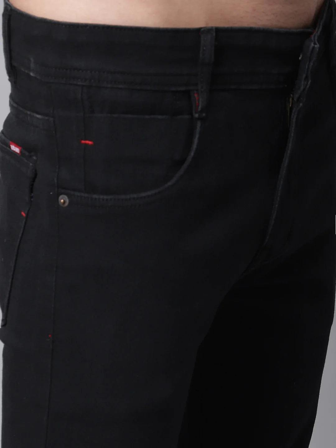 Men Black Slim Fit Stretchable Jeans