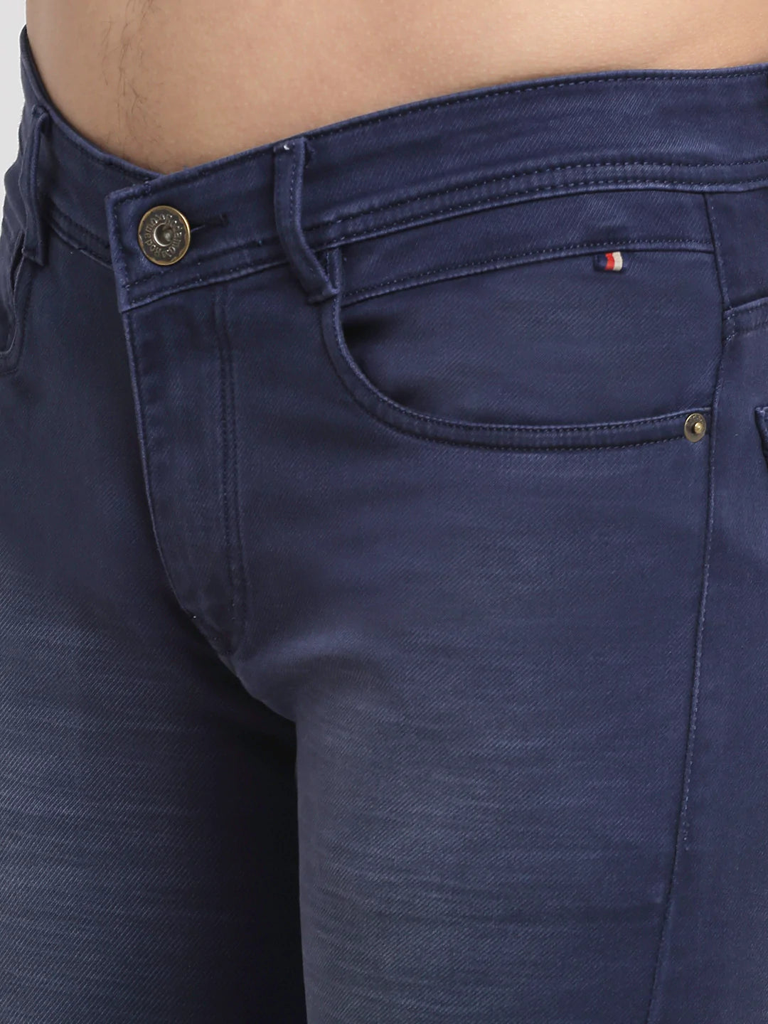 Men Blue Slim Fit Light Fade Stretchable Jeans