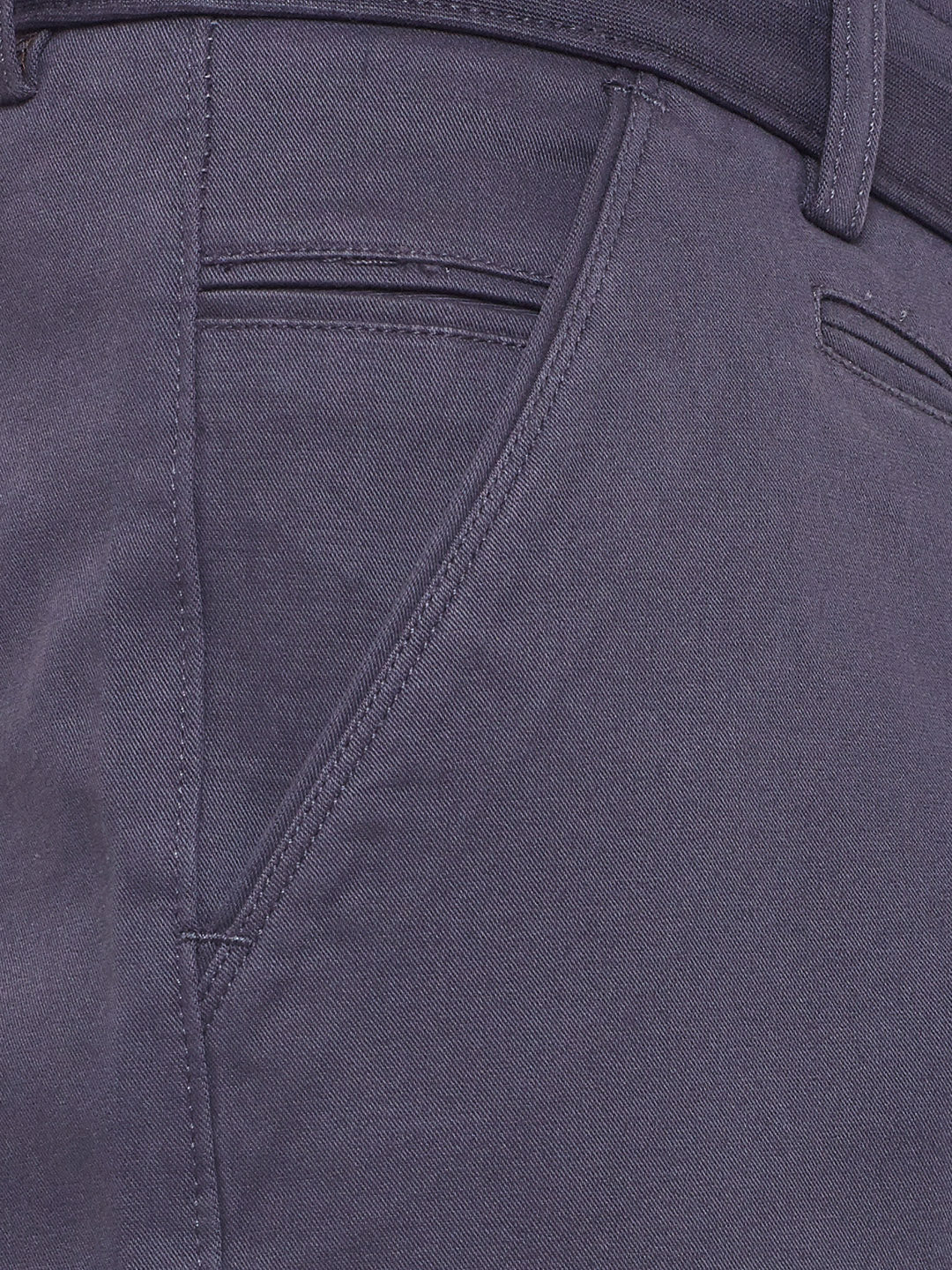 Men Grey Cotton Shorts