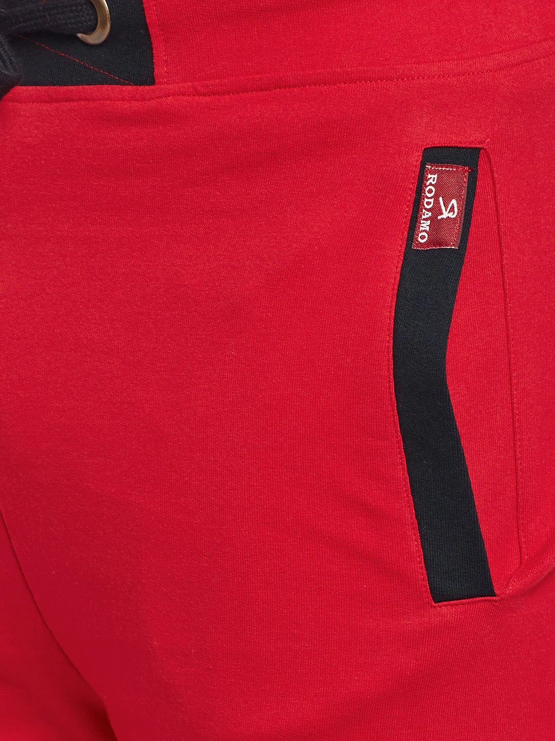 Men Red Slim Fit Shorts