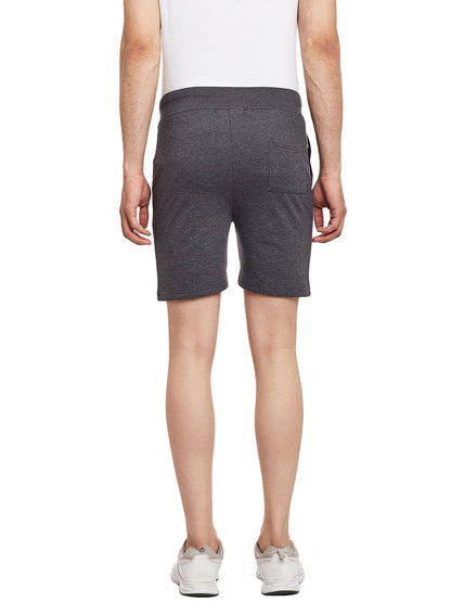 Men Grey Slim Fit Shorts