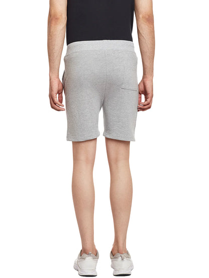 Men Grey Slim Fit Shorts