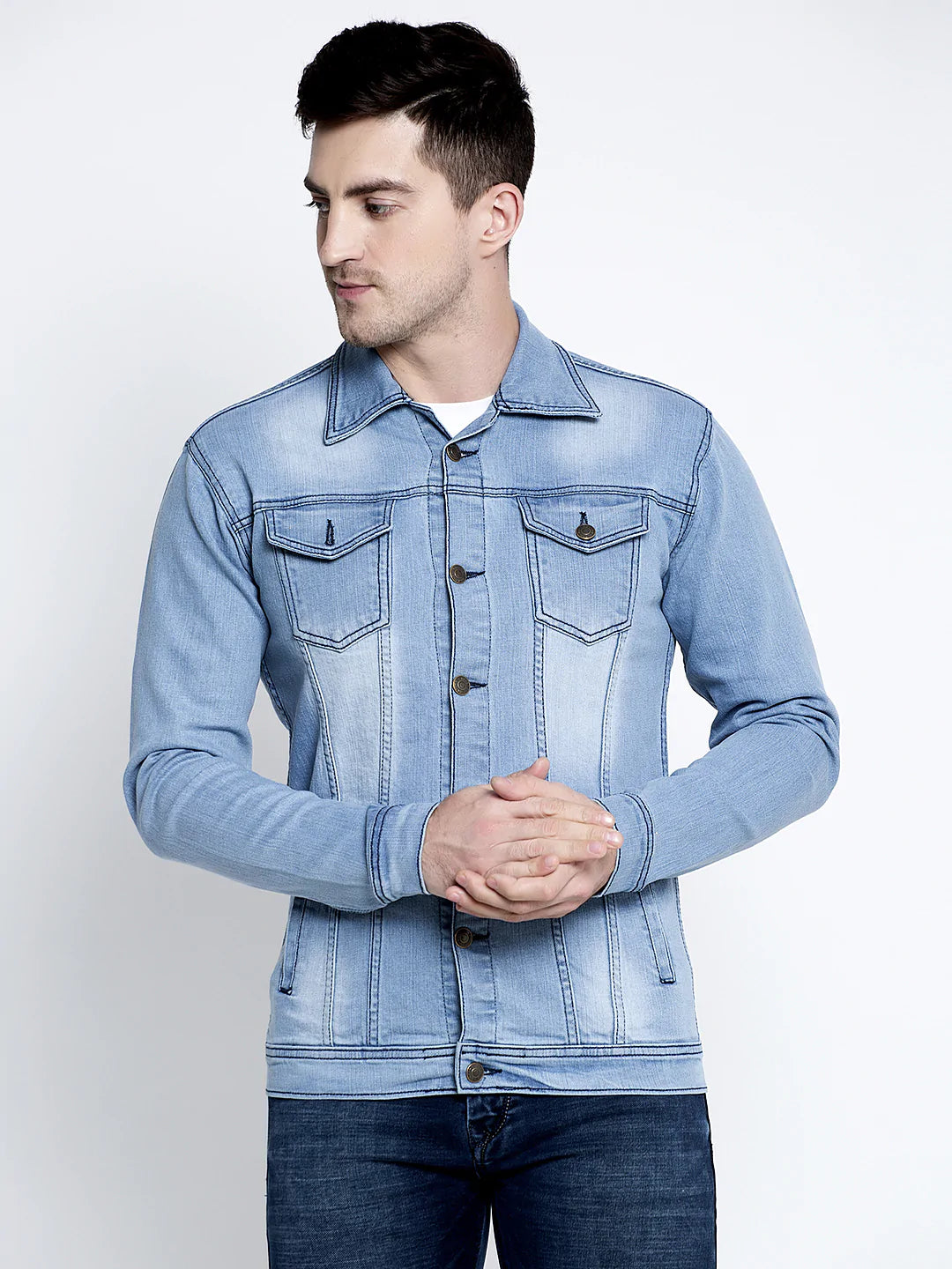 Men Blue Denim Jackets