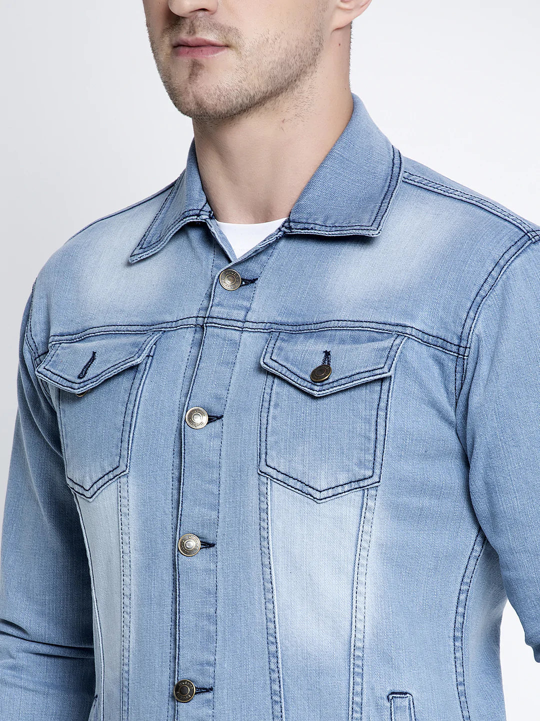 Men Blue Denim Jackets