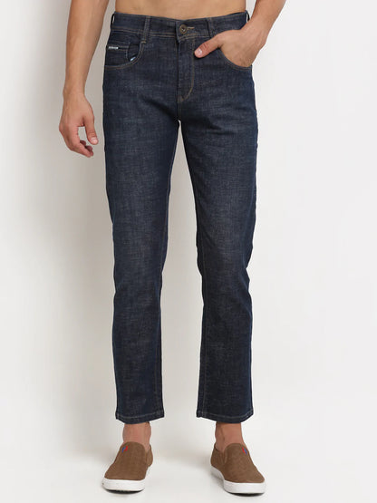 Men Blue Slim Fit Stretchable Jeans