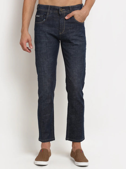 Men Blue Slim Fit Stretchable Jeans