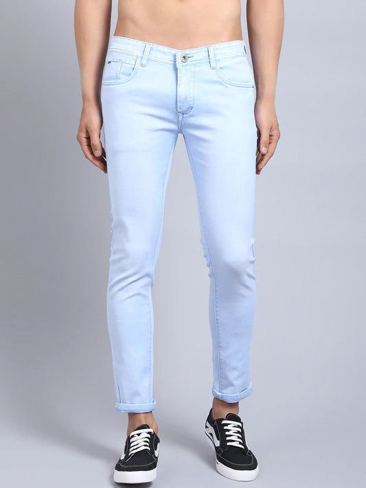 Men Blue Slim Fit Stretchable Jeans