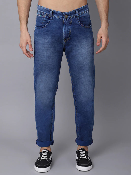 Men Blue Straight Fit Denims