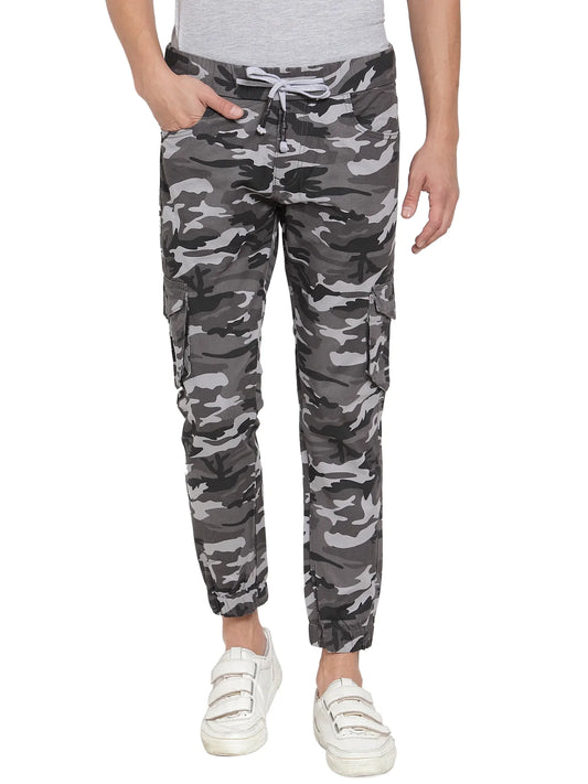 Men Grey Jogger Trousers