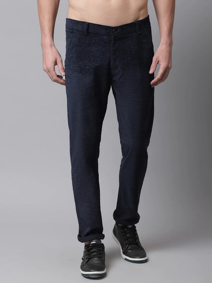 Men Slim Fit Corduroy Trouser