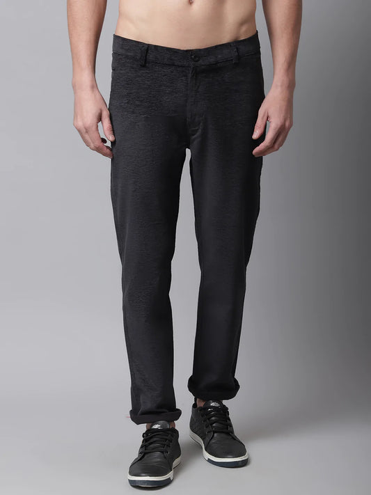 Men Slim Fit Corduroy Trouser