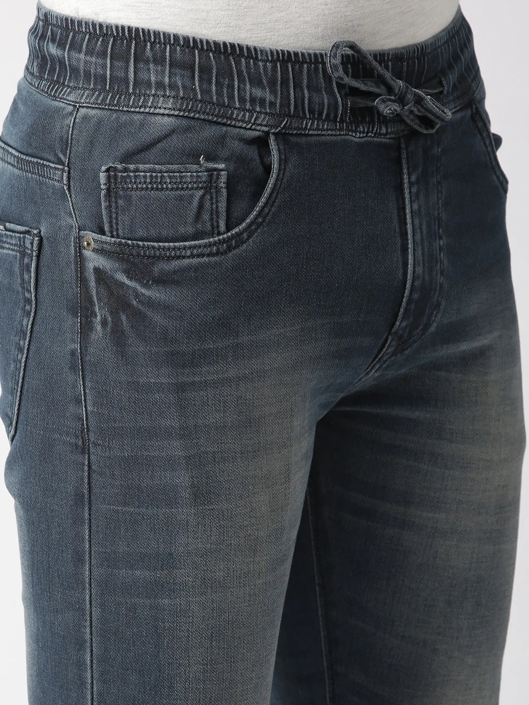 Men Blue Slim Fit Jogger Denims