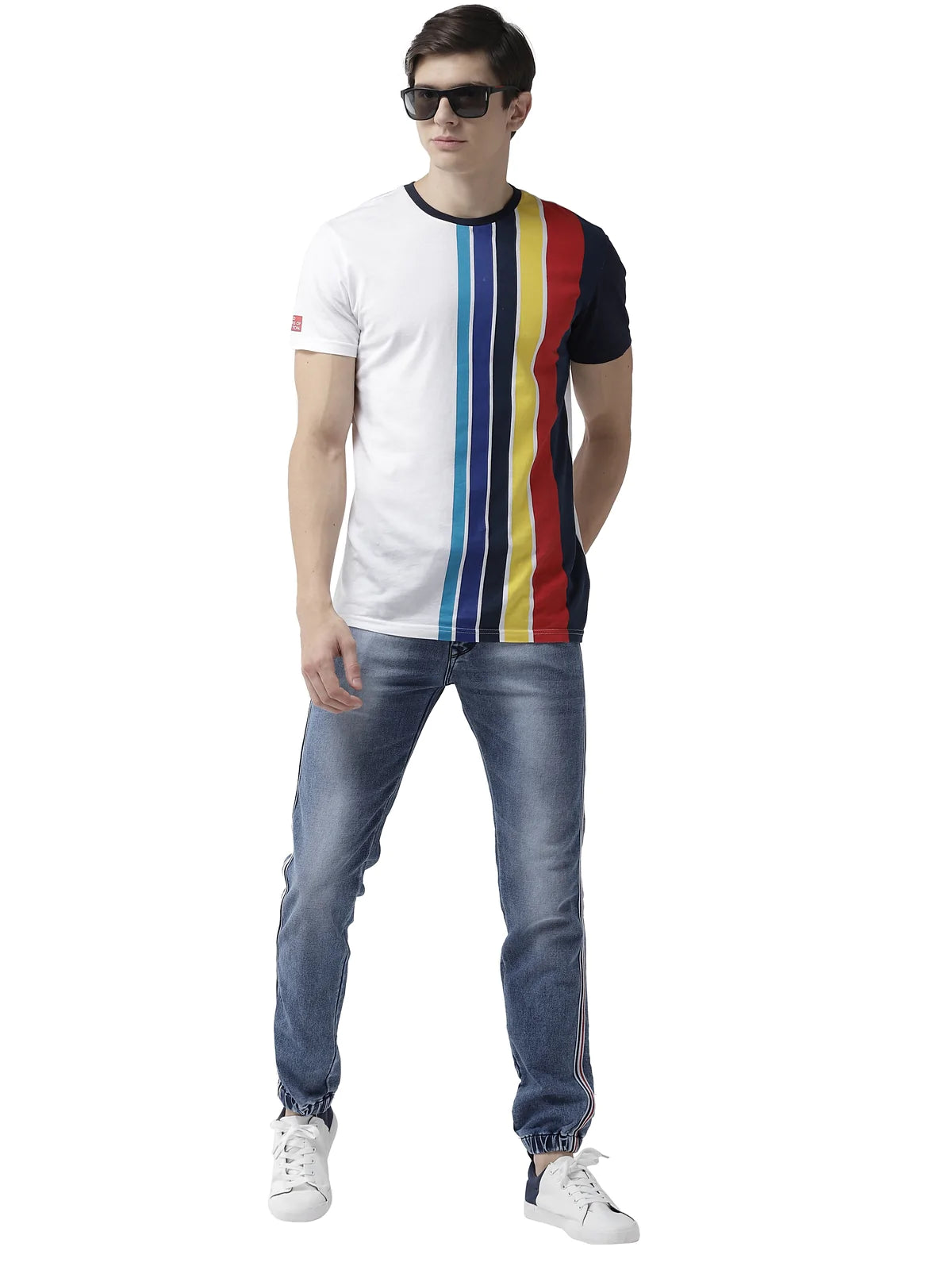 Men Blue Slim Fit Jogger Denims