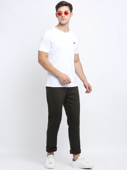 Men Green Slim Fit Jeans