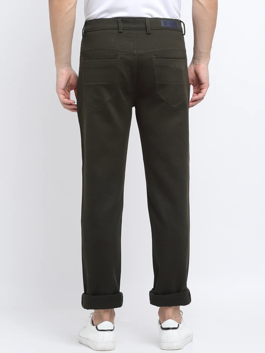 Men Green Slim Fit Jeans