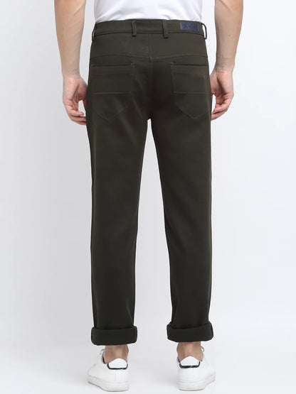 Men Green Slim Fit Jeans