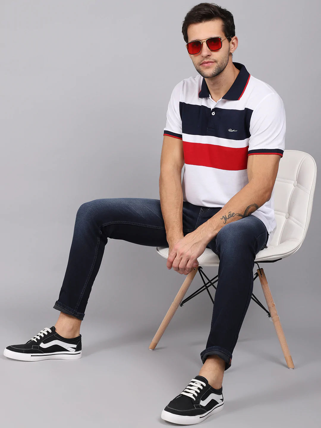 Men Blue Slim Fit Heavy Fade Stretchable Jeans