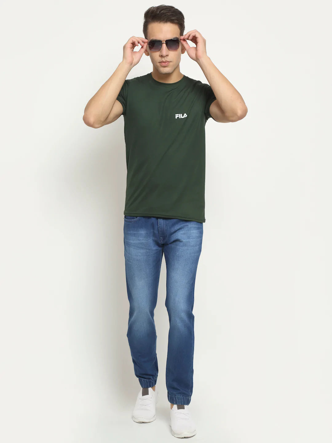 Men Blue Slim Fit Heavy Fade Stretchable Jeans