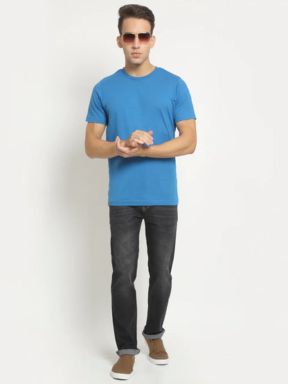 Men Black Light Fade Stretchable Jeans