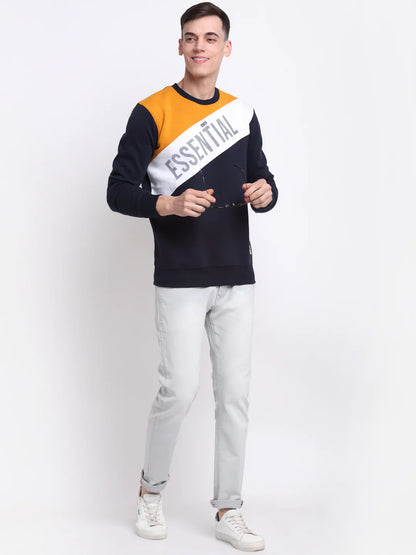 Men Multicoloured Printed Sweatshirt