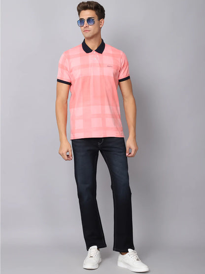 Men Blue Light Fade Stretchable Jeans