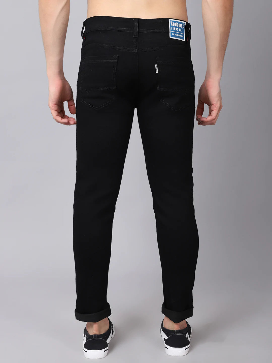 Men Black Slim Fit Stretchable Jeans