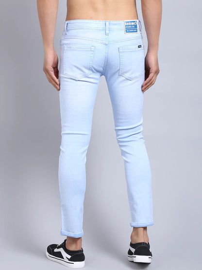 Men Blue Slim Fit Stretchable Jeans