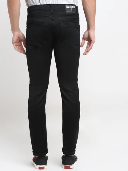 Men Black Slim Fit Stretchable Jeans