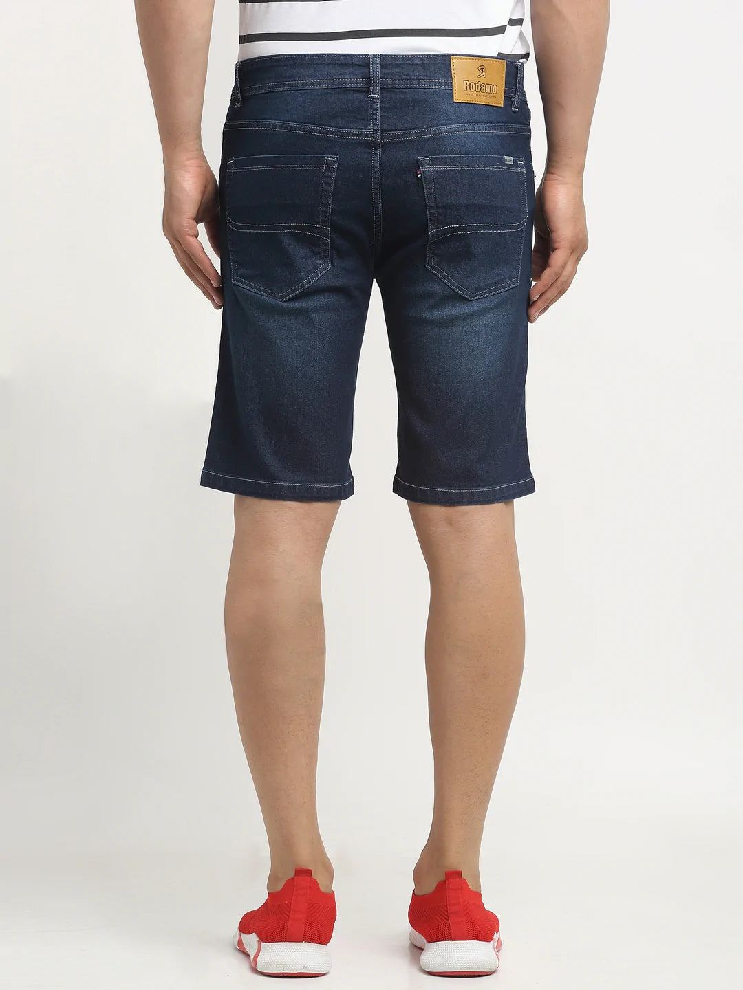 Men Blue Denim Shorts